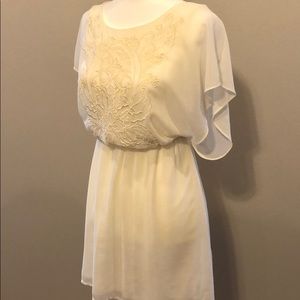 Women’s white mini dress